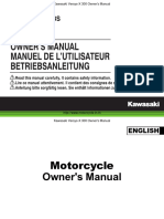 Kawasaki Versys X 300 Owners Manual en