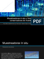 Muestreadores in Situ y Soluciones Conservadoras de Muestras