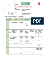 Programa Bimestral de Tutoría Vi Ciclo II Bim