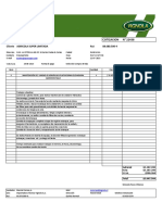 Cotizacion #22438 Agricola S Plant Alimentos Lo Mir Mant Uph Plataforma Camiones Maiz