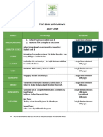 Year 8 Text Book List - 230606 - 172116