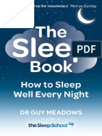 The Sleep Book - How To Sleep Well Every Night by Guy Meadows
