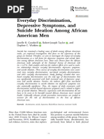 Everyday Discrimination, Depressive Symptoms, and Suicide Ideation Among African American Men