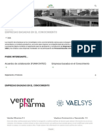 Innovación y Transferencia - Empresas Basadas en El Conocimiento - UAM