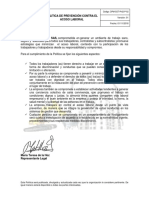 DPM-SST-PrO2-P-02 Política Contra El Acoso Laboral