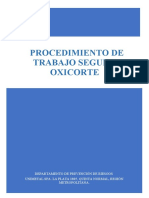 Procedimiento Trabajo Seguro Oxicorte