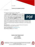 Carta Solicitud de Cambios IVSS