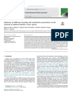 Influence of Different Cleaning and Sanitisation Procedur - 2019 - International