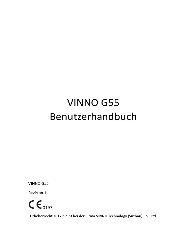 Vinno g55 basic user manual de pdf