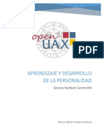 Aprendizaje y Desarrollo de La Personalidad (Summerhill)