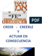 Creer-Creerle y Obedecerle