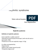 Lecture 4 (1of3) - Nephritic Syndrome