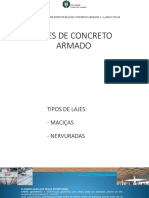 LAJES DE CONCRETO ARMADO