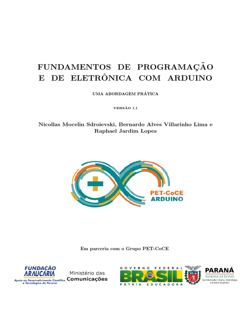 Fundamentos de programa o e de eletr nica com ardu no descargar
