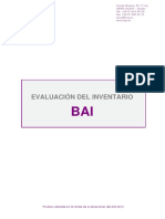 Evaluación Del Inventario: Prueba Valorada en La Ronda de Evaluaciones Del Año 2013