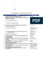 Calendario Binacional de Actividades Perú-Ecuador