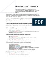 Puntos Factura Electrónica CFDI 3 - Requisitos