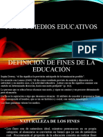 Fines y Medios Educativos