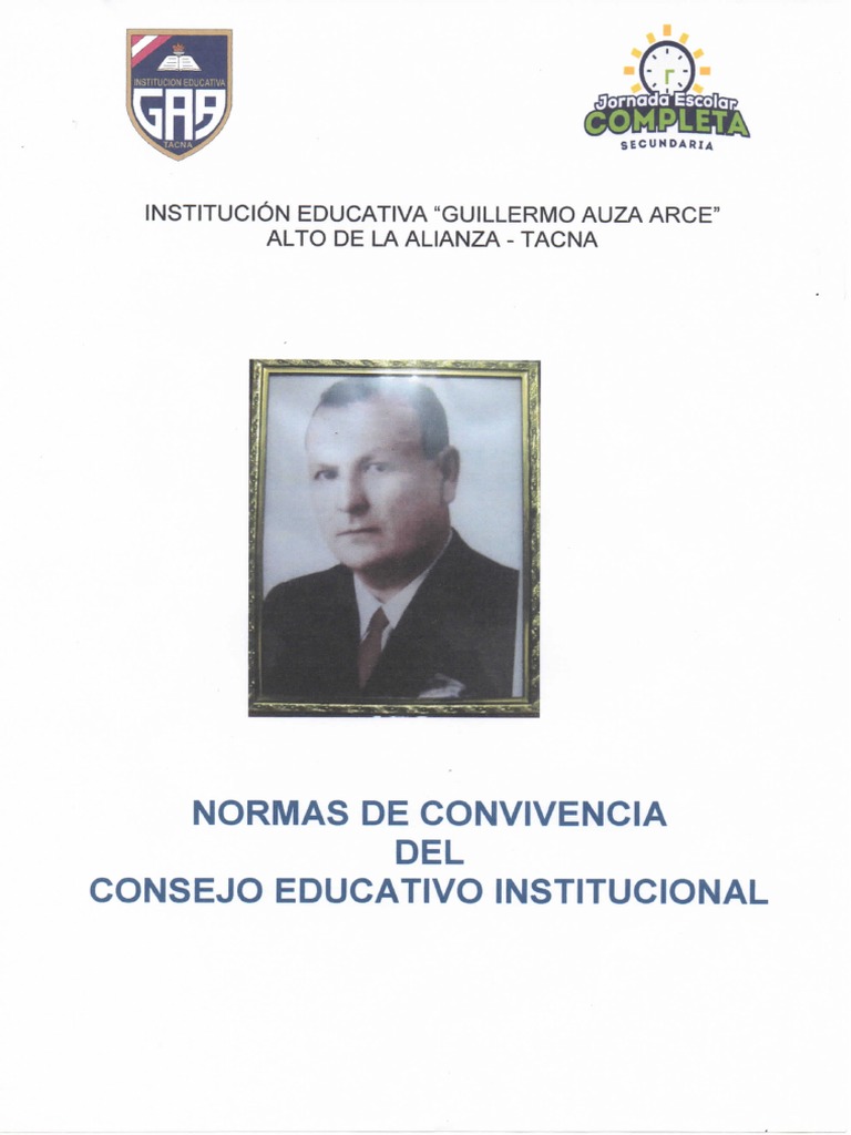 NORMAS DE CONVIVENCIA DEL CONEI - Ie | PDF