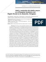 Estado de Salud y Nutrición Del Adulto Mayor Que Concurre Al Hospital Geriátrico Del Seguro Social en La Asunción. Paraguay