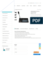 Spon 8532 Ip Paging Microphone