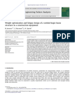 12_Weight optimization and fatigue design of a welded bogie beam structure in a construction equipment (Sweden-2012)