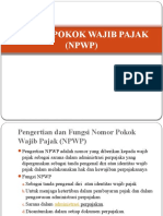 Nomor Pokok Wajib Pajak (NPWP)