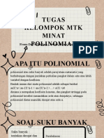 Tugas Kelompok - Rangkuman Bab Polinomial