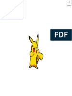 Pikachu Picture Cut Out 5x5 Ebay