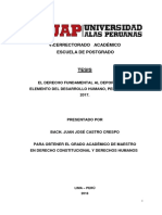 El Derecho Fundamental Al Deporte Como Elemento Del Desarrollo Humano - Juan José Castro Crespo