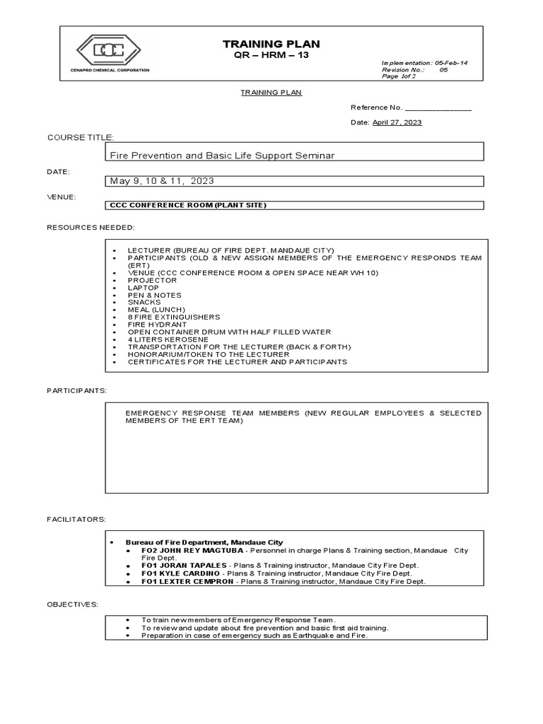 Fire Safety & Life Support Training | PDF | Firefighter | Emergency ...