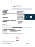 Msds HYDROGEN PEROX 3%