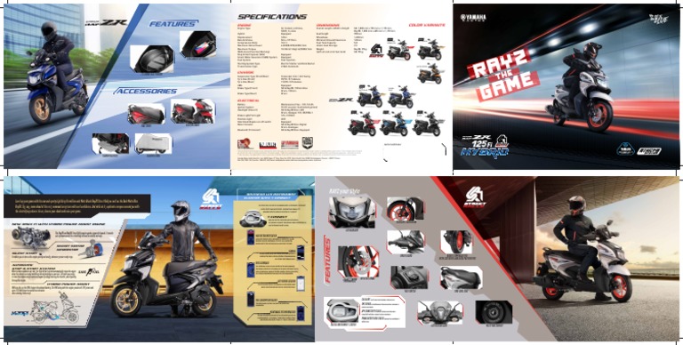 Yamaha RayZR 125 Specifications Overview | PDF | Hybrid Vehicle | Telephone