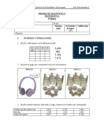 Diagnostico Matematica 4