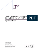 SFL (QCF) Specifications - Level 1