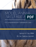 Livro- Model Animal Welfare Act 