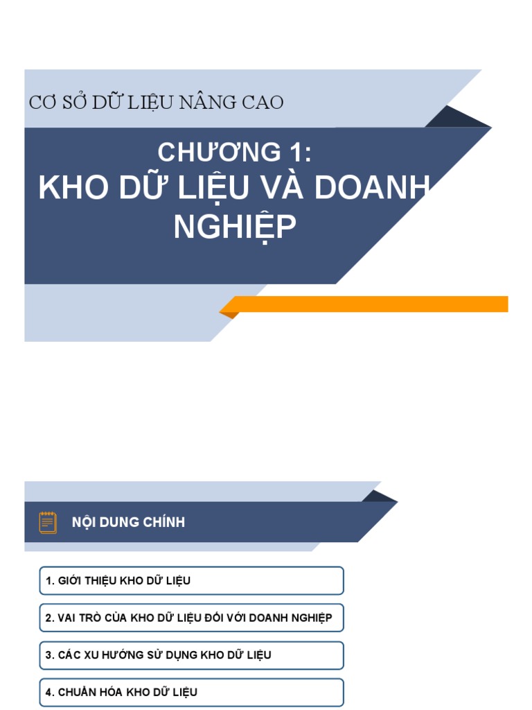 1 - Kho Du Lieu Va Doanh Nghiep | PDF