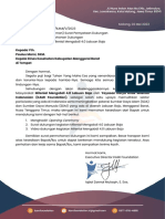 Surat Permohonan Dukungan - SPM - 027 - Dinas Kesehatan Kabupaten Manggarai Barat
