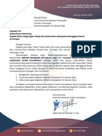 Surat Permohonan Dukungan - SPM - 039 - Dinas Lingkungan Hidup Dan Kebersihan Kabupaten Manggarai Barat