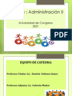 Presentacion de Materia Administración y PPT Unidad 1 II 2021