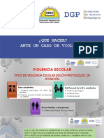 Material Informativo en Casos de Violencia