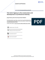 The Role of Agency in The Construction and Development of Professional Identity