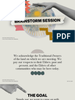 Colorful Scrapbook Brainstorm Session Presentation
