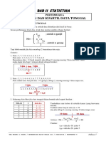 MEDIAN Dan KUARTIL DATA TUNGGAL