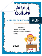 Carpeta de Recuperaciòn Arte y Cultura 2021