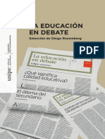 La Educacion en Debate - Adelanto - UNIPE 2015