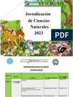 Jornalización Anual Ciencias Naturales Segundo Grado 2023