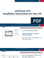 VPN Instructions Mac Forticlient