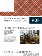 1 Front Office 1 Pengenalan FO Dept