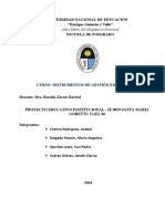 Trabajo - Proyecto Educativo Institucional